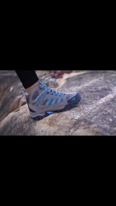 {SPESIAL DISKON}Sepatu Gunung Pria/Wanita Hiking SNTA 493 Abu-Abu Biru Outdoor Pendaki Cepat Kering Anti Air Nyaman Uniseks Pria Wanita Set Free Ongkir Hemat