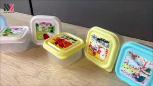 🔥พร้อมส่ง🔥 กล่องเก็บของมินิ (1 แพค 8 ชิ้น) ทรงสี่เหลี่ยม พร้อมฝาปิด MOOMIN ลิขสิทธิ์แท้ ขนาด 6.5x6.5x4cm กล่องจิ๋ว กล่องอเนกประสงค์