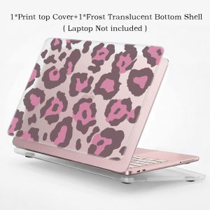 Ultra-thin Print Laptop Case for MacBook Air 13 2026 M5 Funda for MacBook Neo 13 Pro 14 16 15.3 Leopard Print Spots Print Cover