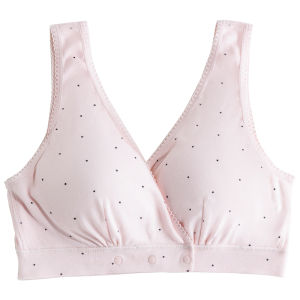 Cross Nursing Bra Vest Style Sleeping Support Light Weight