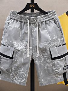 Quần Short Công Sở Nam Mùa Hè 2025 Quần Dài Năm Điểm Rộng Rãi Quần Dài Thường Ngày Ống Đứng Bãi Biển Thời Trang Mùa Hè