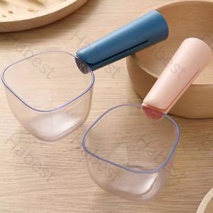 Transparent Scale Pet Food Spoon Dog Cat Food Scoop Measuring Volumn Snack Shovel Grip Clipping Design