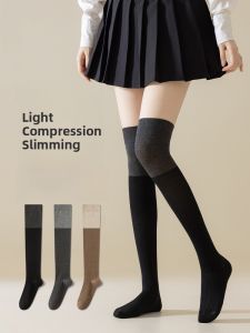 JINGCHI | Womens Over-Knee Cotton Compression Socks with Knee Protection High-Tube Length All-Season Warmth Style Comfortable Breathable