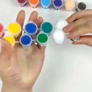METECH 12Colors Acrylic Paint Set Oil Watercolor Pigments DIY Wall Drawing Painting Art Supplies 3ML