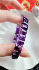 Super Premium Grade Purple Super 7 Shou Pai Bracelet