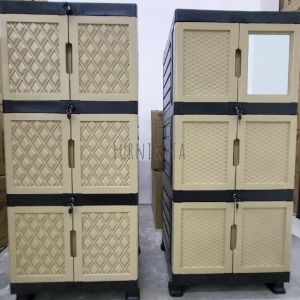 LEMARI PAKAIAN PLASTIK SERBAGUNA SUSUN 3 TABITHA [TABBOX]