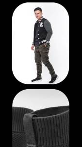 NAZ BELLAMY - Sepatu Kaus kaki Pria Kasual Sport Hijau Sepatu Jogging Santai Pria 100% LOKAL