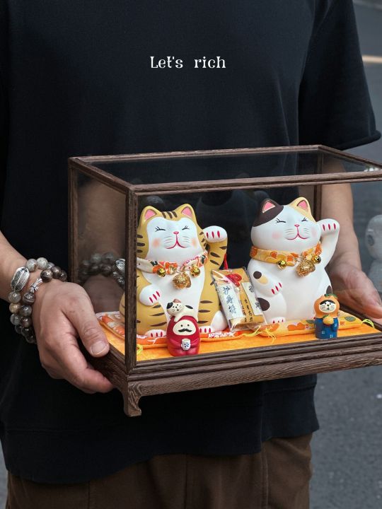 Japanese Style Fortune Cat Decoration Shop New Store Opening Gift High-End Practical Decoration Birthday Gift Ceramic Fortune Cat