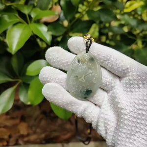 Jade Peacock Can Huat Ah! 🌱🔥 Natural Type A Jadeite Pendant | Zi Wei Dou Shu Luck (Sku: pendang447)