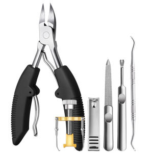 Toe Nail Clippers Nail Correction Thick Nails Ingrown Toenails Nippers Cutters Dead Skin Dirt Remover Pedicure Care Tool Pro