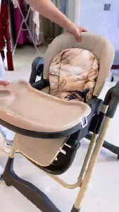 Lifekit Top Quality Baby Dining Chair Multifunction Baby Chair Seat Feeding with Wheels Foldable High Chair Adjustable Backrest and Height 0-6 Years Old 宝宝餐椅