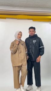 Jas Hujan Dewasa Pria Wanita Anti Rembes Tebal Anti Rembes ORIGINAL BY OMEGA