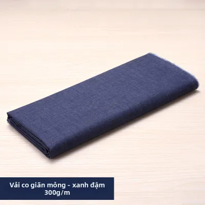 Vải Denim Cotton Nguyên Chất Dày Dặn Cho Áo Khoác Quần Ghế Sofa Thiết Kế Vải Giặt Trước Vải Vải Thô Vải May Quần Áo
