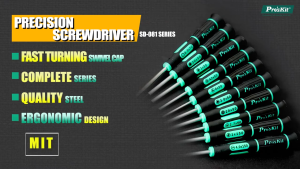 PROSKIT 1PK-081-H7 Precision Screwdriver Hex3.0x50mm