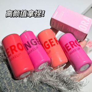 Herorange Jelly Blush Stick Natural Matte Finish Boosts Youthfulness Enhances Cheek Color Long-lasting Comfortable Wear