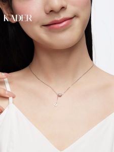 Kader 925 Silver Necklace Womens Fashionable Minimalist Design Sensation Friend Gift New 2023 Model Fresh out Original Design