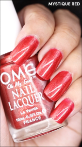OMG Nail Lacquer 10ml - Mystique Red