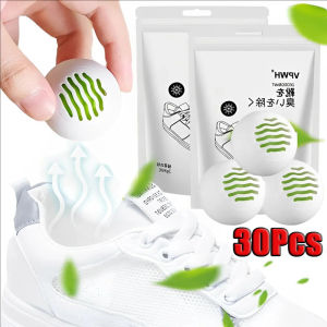 6/30pcs Shoe Deodorant Deodorant Spray Ball Natural Fragrant Air Freshener Balls Household Shoe Closet Fresh Ball Shoes Socks Deodorizing Ball