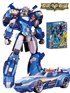 Transforming Autobots 3-In-1 Robot Car Toys for Boys And Girls Kids Machine Suit Model Figures Collectible Beibei Home