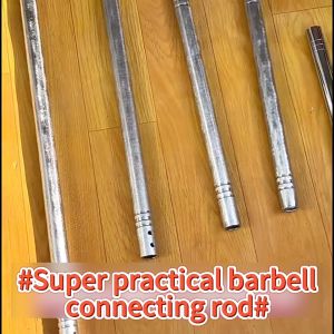 All Steel Dumbbell Connecting Bar 40CM/50CM/60CM Barbell Combination Connecting Rod Fitness Equipment Standard Barbell Bar Used For Bench Press Squats Deadlifts Weight Training Dumbbell Connecting Bar Replacement Accessories Dumbbell Bar