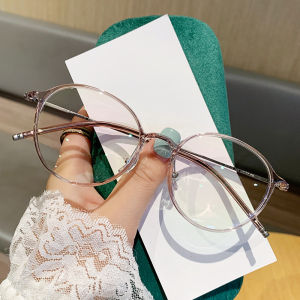 LKOE | Oversized Round Female Compatible Prescription Glasses Slimming 2026 New Model