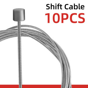 PINMOAP 1/5/10PCS Bike Brake Shift Cable Inner Wire Fit MTB Road Bike Derailleur Gear Line Cycling Maintenance Replacement Repai