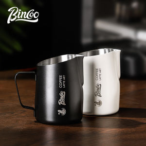 BINCOO Milk Frothing Pitcher Stainless Steel Latte Art Pitcher Milk Frothing Cup Coffee