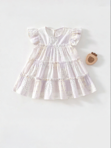 Usbettas | Summer New Pure Cotton Breathable Children Dress S