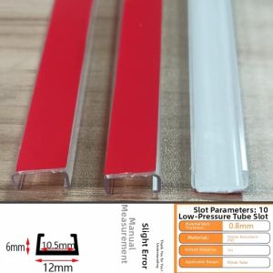 yishujia office | Self-Adhesive Soft LED Strip Mounting Channel Transparent White