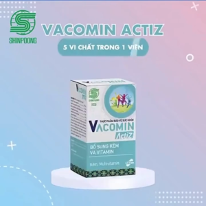 Viên Uống VACOMIN ACTIZ SHINPOONG - Vitamin Tổng Hợp và Kẽm Hữu Cơ Tăng Cường Đề Kháng Hỗ Trợ Tiêu Hóa