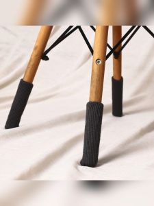 1Pc Furniture Socks Chair Elastic Knitted Socks Non Slip Chair Leg Feet Covers Pads Table Feet Cap Furniture Booties for Floor Chair Foot Cover Universal Non-slip Floor Protector Chair Socks Table Foot Cover Protective Case Furniture Legs Sleeves