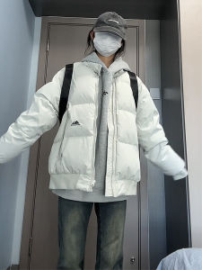 Womens Thickened Short Cotton Jacket Winter Warm Outerwear Korean Style Bread Coat Small Size Friendly New 2025 Model