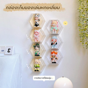 กล่องโมเดล กล่องติดผนัง กล่องใส่ art toy ดีไซน์สวยหรู พลาสติกอย่างดี ประหยัดพื้นที่ กันฝุ่นกันความชื้น