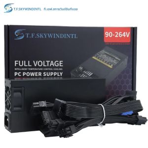 Flex 600W Modular Power Supply ขนาดเล็ก 1U คอมพิวเตอร์ PSU Flex-ATX 500W สําหรับ ITX mini PC Active PFC สําหรับ POS AIO เดสก์ท็อป 110V 220V