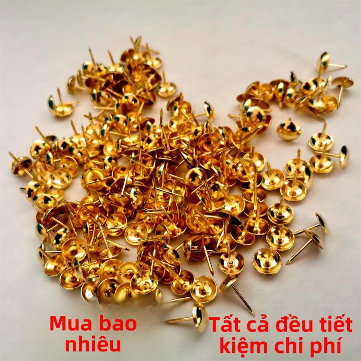Mũi Đinh Nệm Màu Vàng Đồng Cổ Mũi Đinh Trang Trí Mũi Đinh Cửa Mũi Đinh Ghế Sofa Mũi Đinh Tr� Mũi Đinh Đầu Tròn Mô Phỏng Cổ Đại