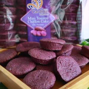 Cebu Cardinal Bakeshop MINI TOASTED CHIFFON CAKE  Ube Flavor 24 pcs | Best of Cebu | Pasalubong and delicacy