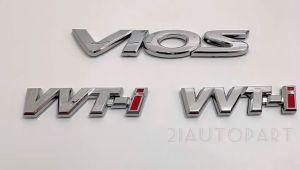 Emblem Logo Mobil Vios Gen 2 dan VVTI Harga Sudah 3PCS