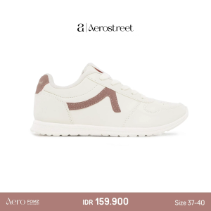 Aerostreet 37-40 Almond Natural Pink Pastel - Sepatu Sneakers Wanita