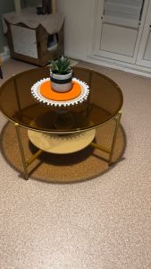 โต๊ะกลางหินอ่อน จริง หินอ่อน 80cm โต๊ะกาแฟสวยๆ กลม โต๊ะกลางหินอ่อน Marble Round Coffee Table โต๊ะกลางหินอ่อน กลม หินอ่อน Real Sintered Stone Table Round Table