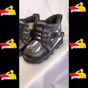 Sepatu Boots Anak Laki-laki Usia 1-3 Tahun: Sepadu PDL Boots Anak Usia 1 Sampai 3 Tahun Loreng