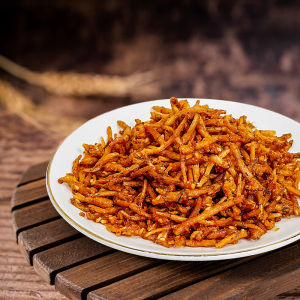  Spicy Flavor Ear Root Snack Roast Meat Flavor Deep Fried Chinese Artichoke Instant Ready to Eat Special Product