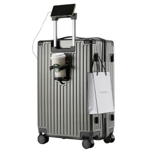 HanRui | Expandable Dual-Zipper Durable Combination Lock Travel Luggage