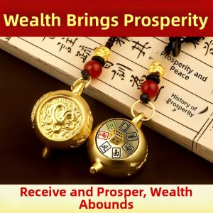 SHANDI | Winning Charm Mahjong Copper Handheld Ornament