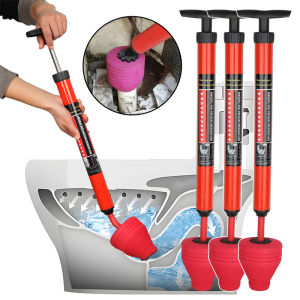 High Pressure Sink Unblock Quickly Toilet Pipe Plunger Unclog Household Sewer Anti-clogging Dredging Plunger