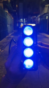 new lampu tembak sorot sql 6/5/4 lensa plus devil d2 d3 original x case universal