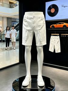 Quần Short Đenim Phong Cách Vintage Ripped Nam