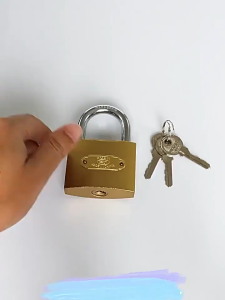 Anti‑Rust Brass Padlock Anti‑Cut Anti‑Pick Same‑Key 20‑75mm Home Dorm Cabinet Warehouse Door Lock