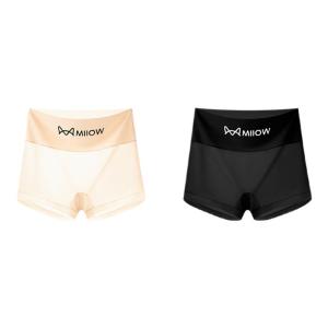 Miiow | MiiOW Ice Silk Seamless Womens Boxer Shorts High Waist Briefs High Visibility Safety Pants Two-In-One Summer Collection