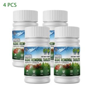 150 Tablets Fish Tank Algae Remover Aquarium Cleaner Rapid Green Water Treatment Algae Control Chips for Pond & Tank