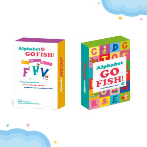 English Alphabet Matching Flashcards Childrens Fish Game Cards Early Education Intelligent Toys for Kids Age 3-7